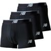 New Balance Men's Limited Edition 3-Inch Mesh Boxer Briefs Front Closure 3-Pack Black Size S