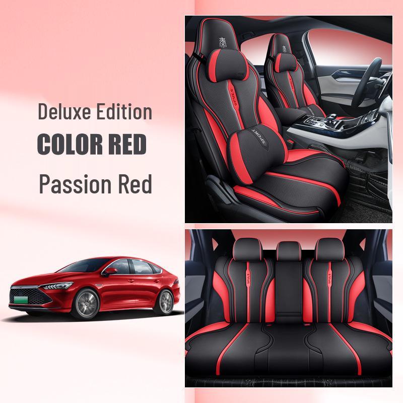 CKX Sports Leather Seat Cushion for BYD Qin PLUS - All-Season Cover