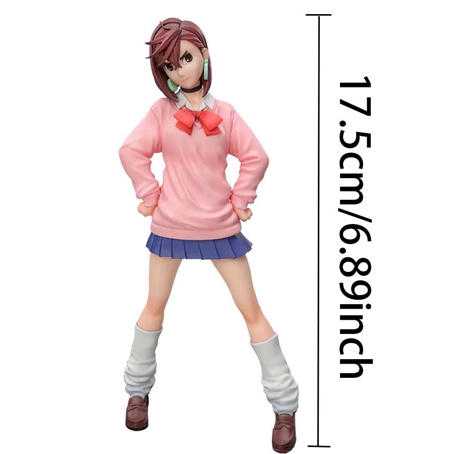 17.5cm Anime Figure Standing Ayase Momo Action Figures Takakura Ken Figurine Collection Model Toys Birthday Gifts DAN DA PVC Poseable Articulated