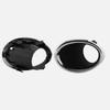 Chrome Fog Light Lamp Cover Bezel Trim For Nissan Qashqai J11 2014 2017, Front Left & Right Side Replacement, Durable ABS