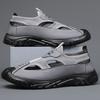 Men's sandals summer hollow hole shoes outdoor non-slip breathable casual pig cage shoes men's one-pedal beach shoes