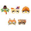 Happy Thanksgiving Day Glasses Funny Turkey Glasses Harvest Party Decoration Photo Props For Family Gathering