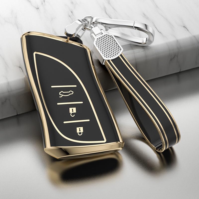 [KUNIO] Lexus Exclusive Key Case, Key Holder, Genuine Flexible TPU Lexus ES ES300h ES350