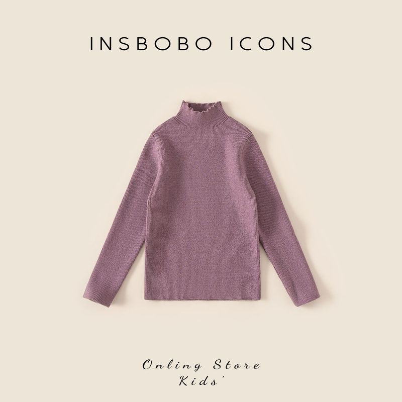 Girls Sweaters, New Spring Styles, Children s Knitwear, Stylish Tops for Girls, Fashionable Baby Sweaters, Beautiful Clothes Purple 80