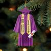 Graduation Ornament 2D Acrylic Gown And Stole Hanging Decoration Class of 2025 Souvenir Gift for High School College University Graduate