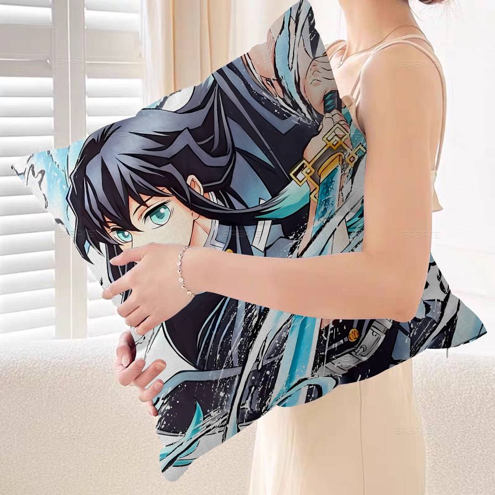 Anime Character Muichiro Tokito Pillow Anime Pillow Sofa Bed Head Pillow Cover Cushion Cover x cm Fashion