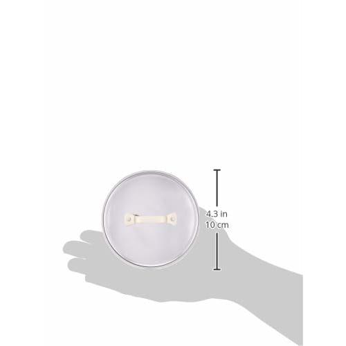 Sanpo Sangyo UK Petit Pan Round Lid, 10cm, 18-8 Stainless Steel and Anodized Aluminum, China, PPT9203