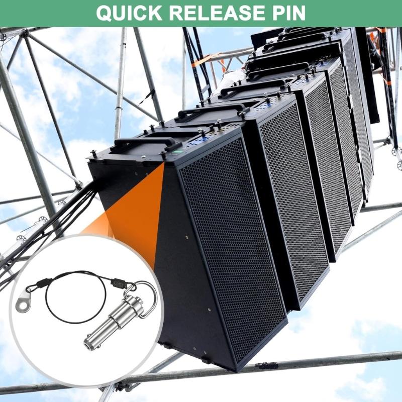 Sturdy Stainless Steel Quick Releases Locking Pin with Button Mechanism and Cord for Aviation Gym And Machinery
