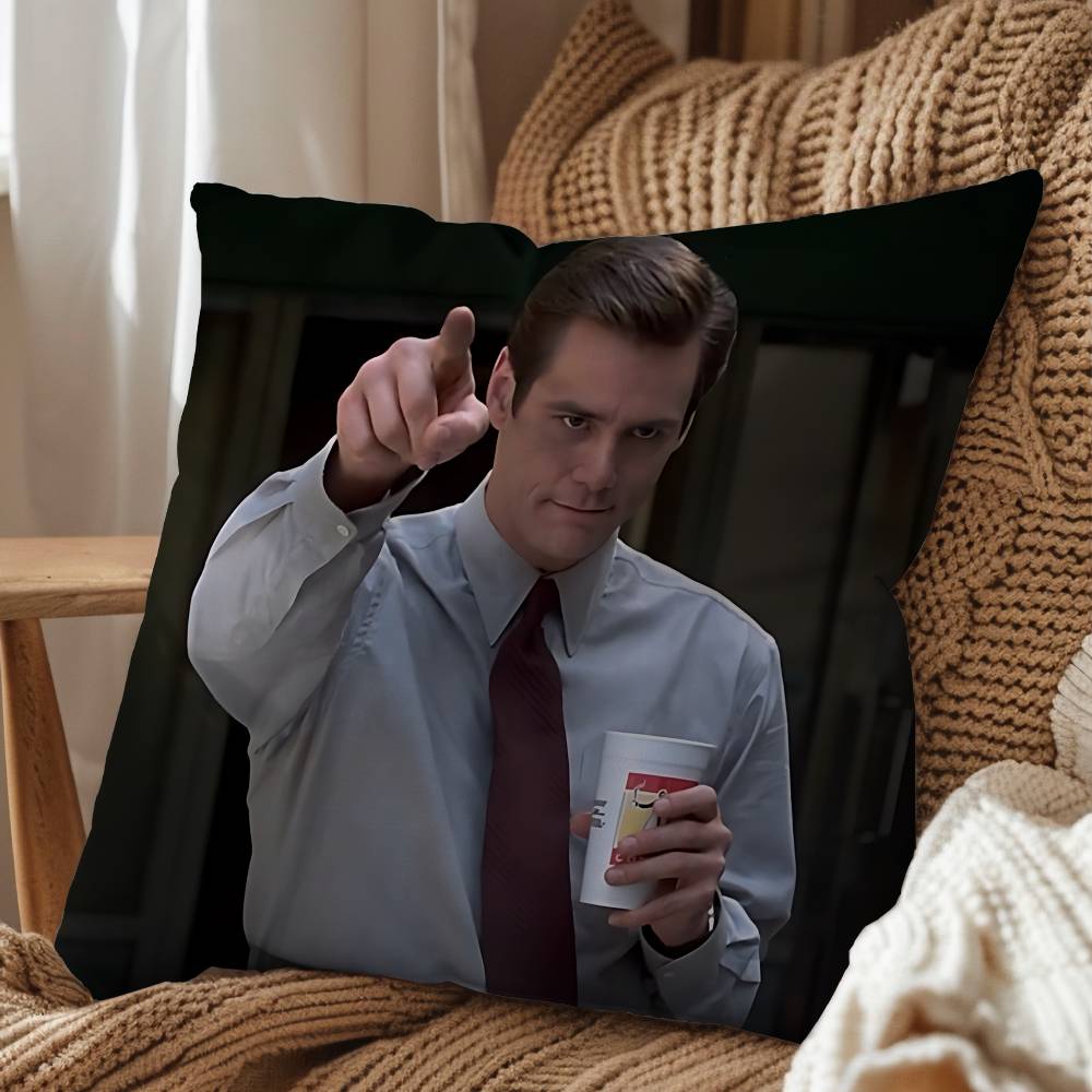 Abstract Humor Jim Carrey Ace Ventura Pillow Cover Living Room Sofa Cushion Cover Bedroom Room Bed Pillow Cover Home Decoration