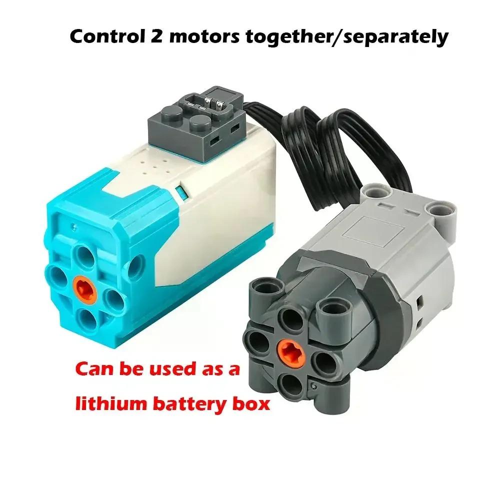 Upgrade Rechargeable Lithium M Motor High-techBuilding Blocks Parts Power Functions 8883 Motor For MOC 9686 Modified DIY Bricks