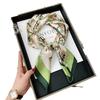 New silk scarf square scarf high-end women's versatile fashion simulation silk silk scarf scarf mulberry silk 71 small square scarf
