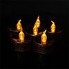 12pcs Tea Light Halloween Christmas Thanksgiving Flameless LED Candles 1.4 Inch Flickering Amber Festival Decor Battery Operated