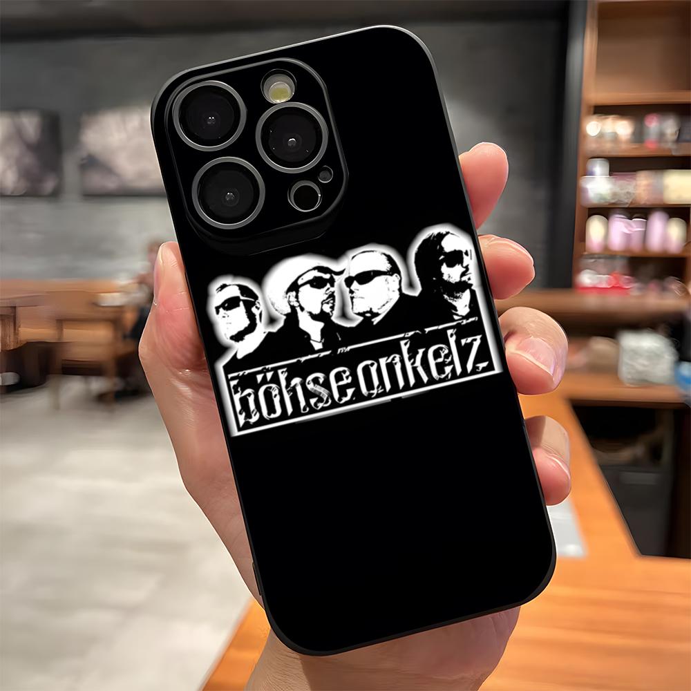 B-Bohse O-Onkelz Band Phone Case For IPhone 17 Pro Max 15 Pro 16 14 Plus 12 13 Mini 11 Pro Shockproof Soft Cover
