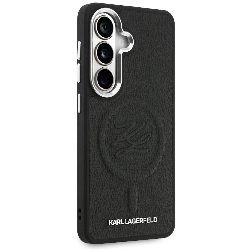 Karl Lagerfeld Embossed Ring Initials MagSafe Case for Samsung Galaxy S26 Black