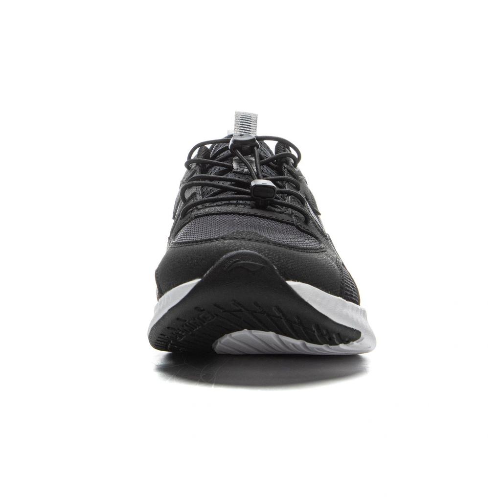 Li Ning Kids Sports Lifestyle Series Simple Stylish Comfortable Low-Top Casual Shoes Kids Casual Shoes Black Gray YKCV006-3