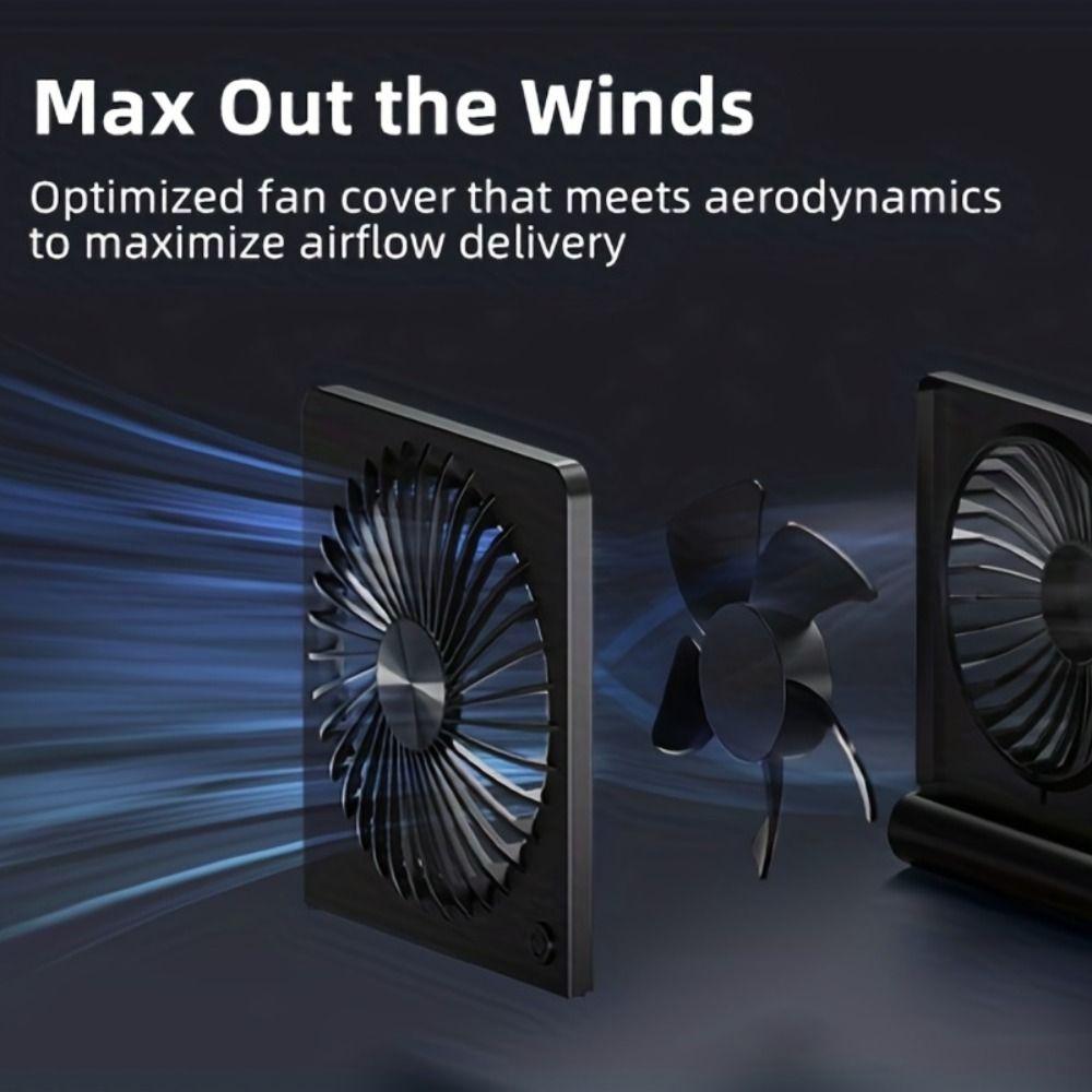 Folding Small USB Fan Lightweight Ultra-thin Mini Fan Simple Desk Fan Outdoor
