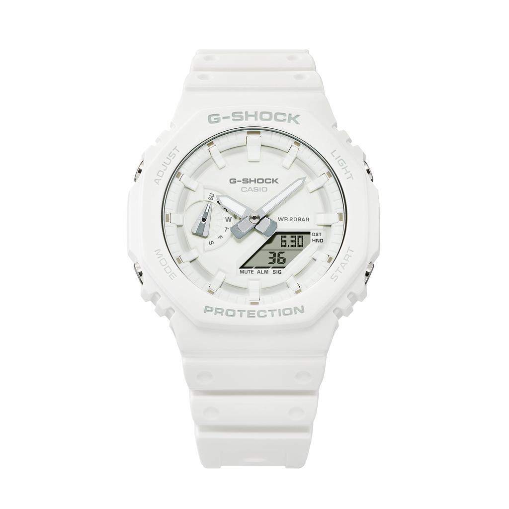 Casio Unisex Liquid Crystal/Analog Dual Display Series White Watch GA-2100-7A7PR GA-2100-7A7PR