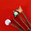 Lovely Cat Plush Toy Cat Wand Toy Fishing with Plush Reindeer for Indoor Cats Kitten Playing Teaser