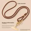 Year Of The Horse Phone Lanyard Long Strap With Leather Pony Charm For Daily Use