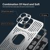 Better Heat Dissipation Aluminum Metal Phone Case For 17 16 15 14 13 12 Pro Max Back Cover