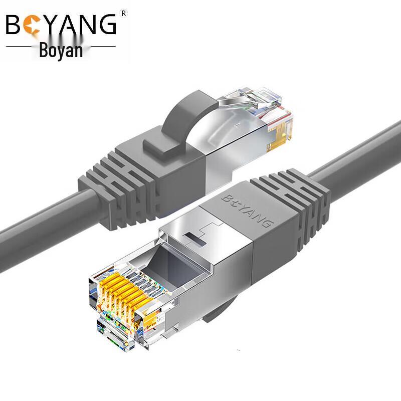 Boyang Super Cat6 Double Shielded RJ45 Patch Cable