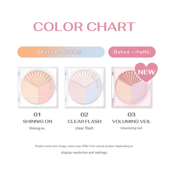 CLUB CLIO PERIPERA V Highlighter  2,2 g + 6 g (3 Optionen)