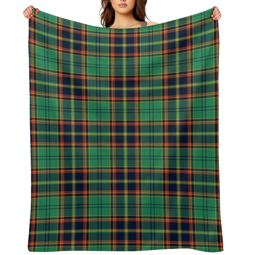 County Antrim Irish Tartan Throw Blanket manga Bed covers Cute heavy to sleep Blankets