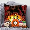 S-South Park Pillow Case Square Pillow Bedroom Sofa Leisure Comfort Cushion Car Living Room Home Decoration