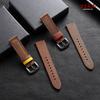 Vintage Genuine Leather Watch Strap 20mm 22mm Quick Release Hand Stitching for Men Women Wristband for Huawei Watch GT5/GT4 Belt