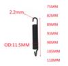 Car Windshield Wiper Steel Tension Spring Wire Diameter 2.2mm Outer Diameter 11.5mm Windshield Rocker