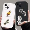 56-Piece Year of the Horse Watercolor Stickers: Chinese Style for Notebooks, Phones & DIY Journals