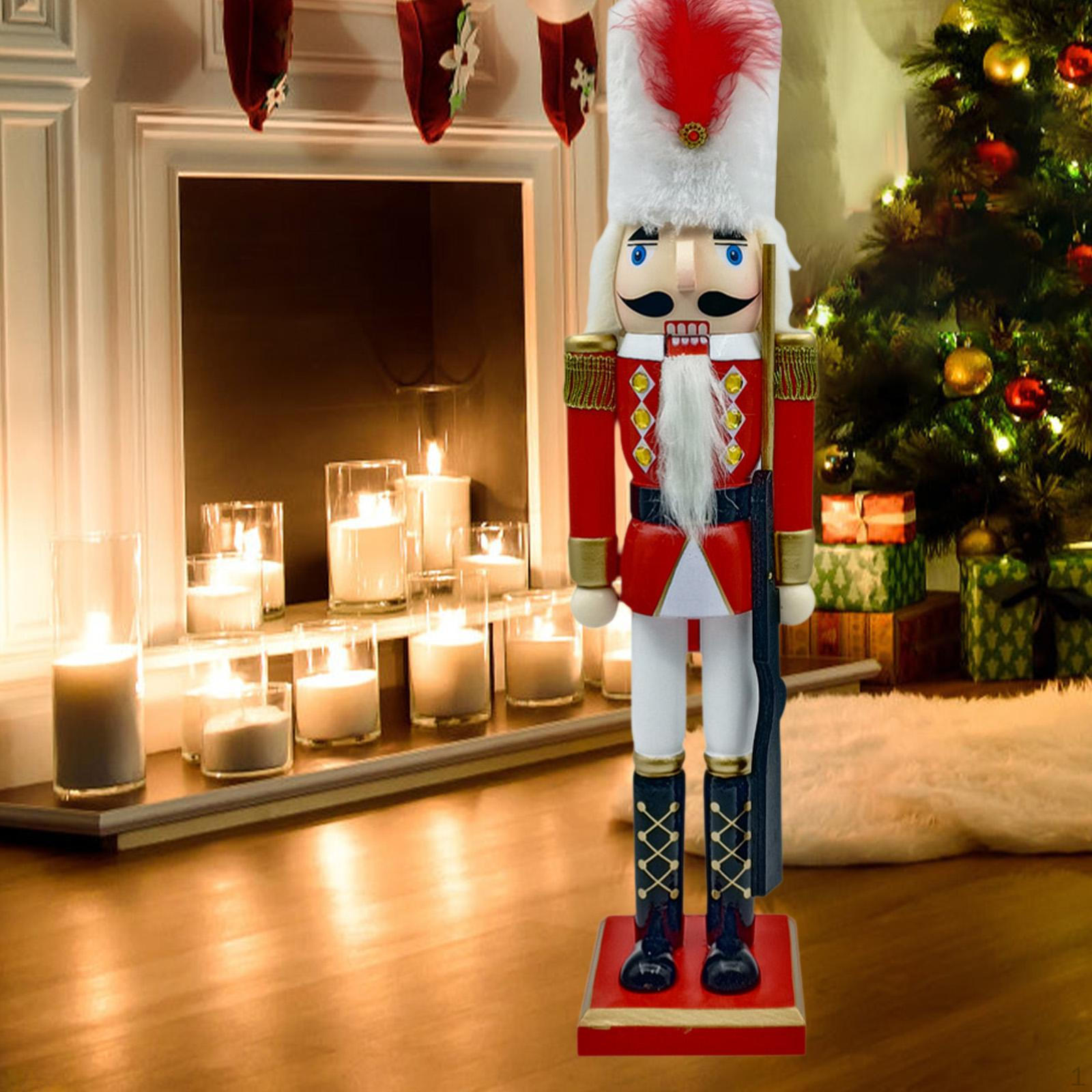 

Рождественская фигурка Щелкунчика, декоративная статуэтка, искусство, ремесло, креативная кукольная настольная игрушка, украшение для Style E