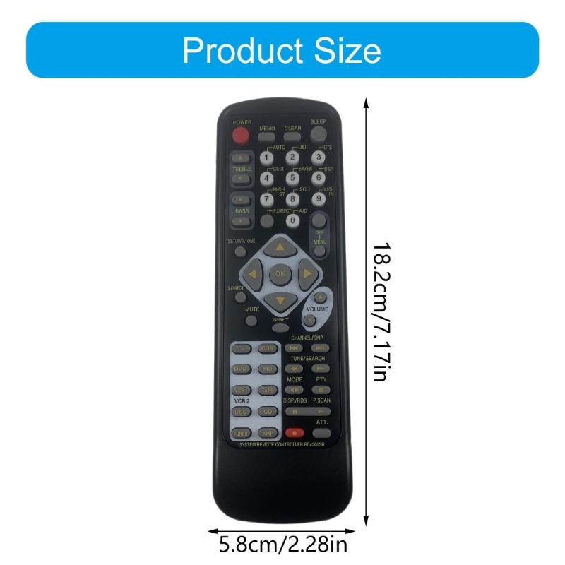 Universal Remote Control Compatibility For RC4300SR TV Remote Controller Replacement for Homes Environment Long Last