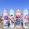 Anime K-Pop Demon Hunters Printed Thermos Cup Portable Stainless Steel 400Ml Water Bottle Leak Proof Camping Water Cup Gifts