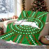 South Sydney Rabbitohs Pattern Blanket for Home Decoration, Bed, Sofa, Car Travel, Camping, Suitable for All Seasons, Birthday Christmas Gift