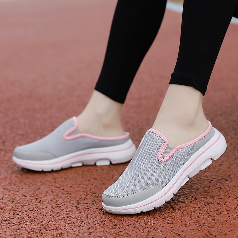 Pánské ležérní nazouváky Síťované prodyšné ploché pantofle Letní párty boty Velké velikosti Mokasíny Módní boty Pánské ležérní tenisky