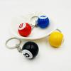 Creative Billiard Pool Keychain Table Ball Key Ring Lucky Black No.8 Key Chain 25Mm Resin Ball Jewelry Gift