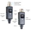 1 Pair Microphone Wireless System Wireless Transmitter System Transmitter & Receiver for Dynamic Condenser