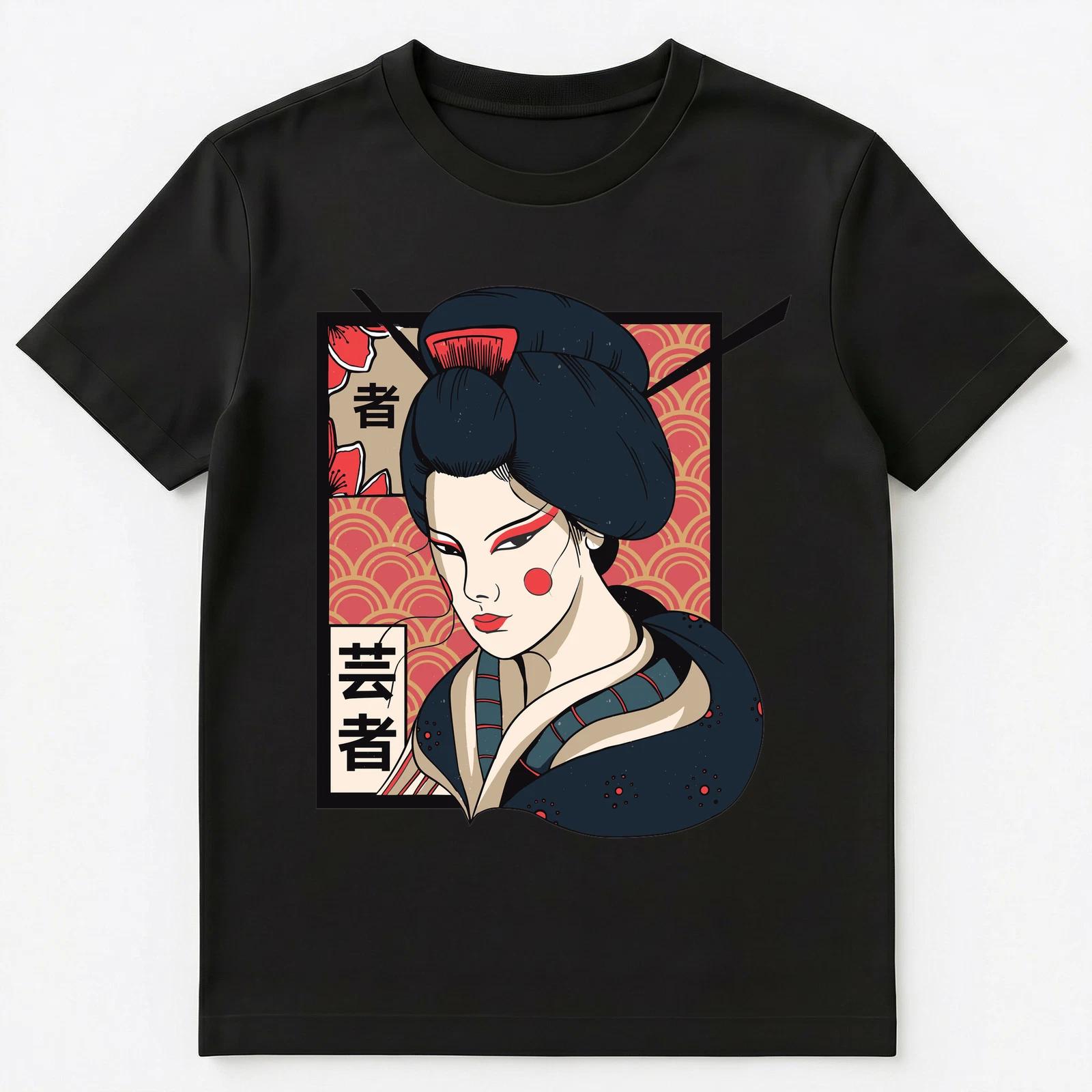 

Japanese Style Geisha Unisex T-Shirt 4XL