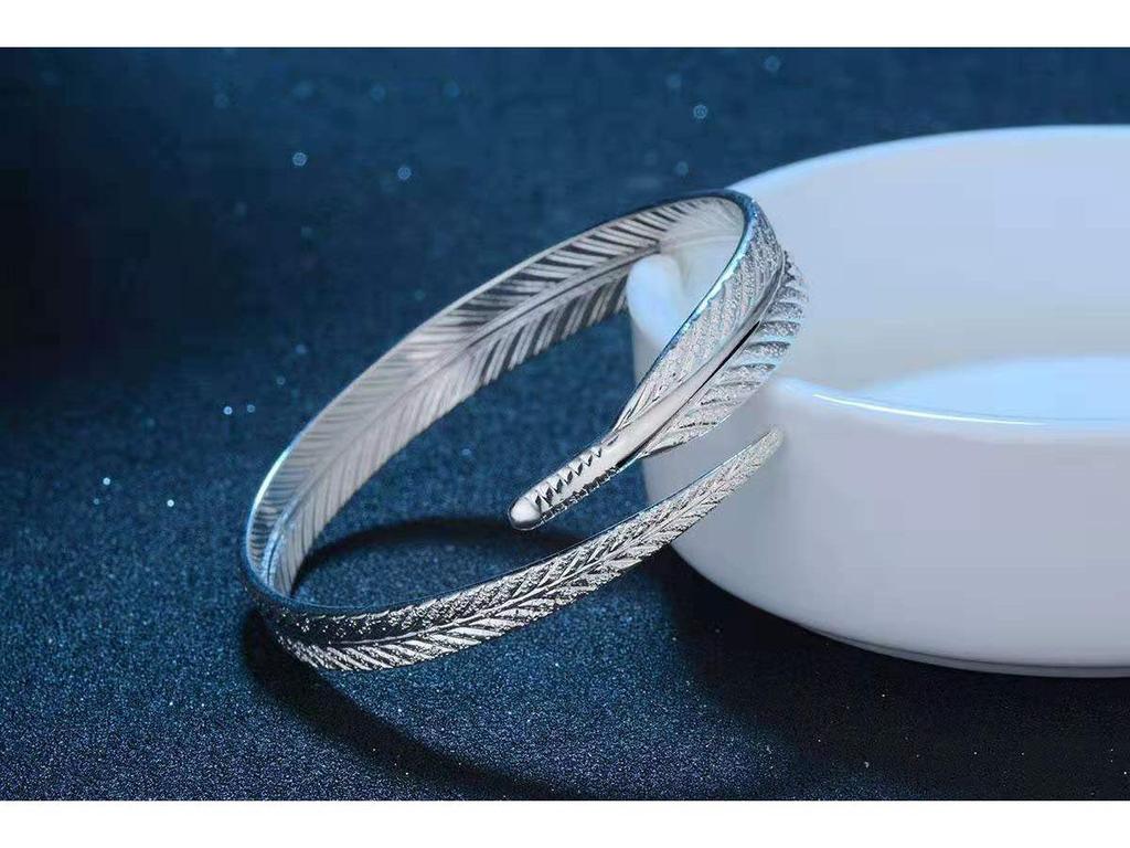 Bransoletka z gwiazdkami posrebrzana na Walentynki dla kobiet - Modny prezent w stylu Douyin dla przyjaciółki