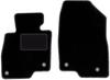 Black Front Floor Mats For: Mazda 3 III (BM) Hatchback, Sedan (2013-)