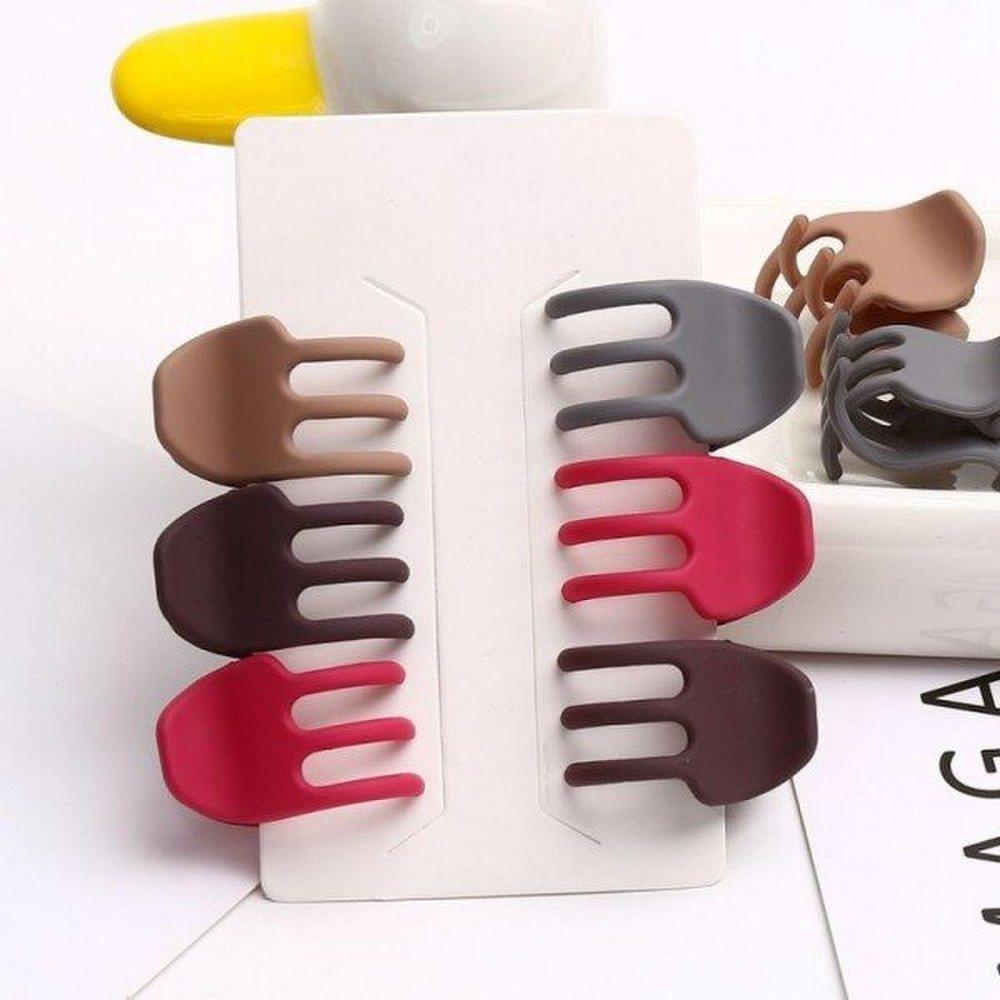

Mno Square Mini Hair Clip Hair Pin Mini Hair Clip Disc Pin Hair Clip Women s Hair Pin 1P gray
