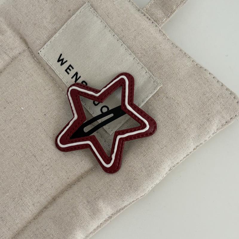 Ankola Red Cloud Star Hair Clip for Women - Stylish Bangs & Side Clip