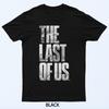 T-shirt Videogioco The Last of Us Logo Scritta Vista Città