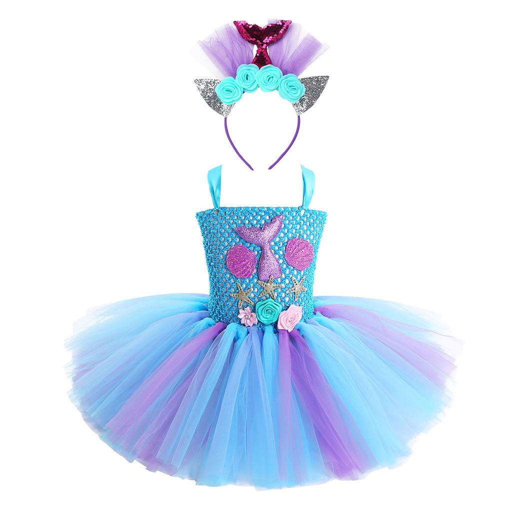 sachin and babi light blue dress Mermaid Princess Dresses