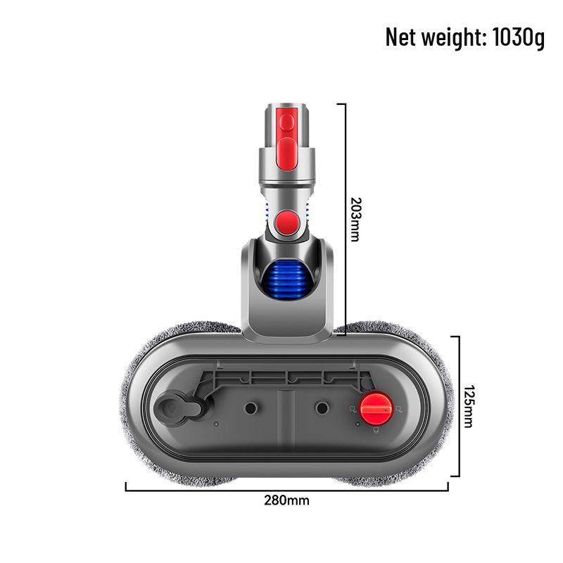 

Электрическая насадка-швабра для пылесоса Dyson: Для влажной и сухой уборки. Совместимо с V7, V8, V10, V11, V15