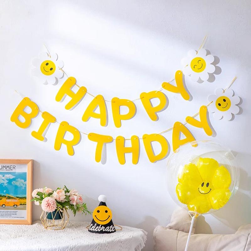 Geburtstagsbanner zum ersten Geburtstag: Jungen & Mädchen Party Dekoration