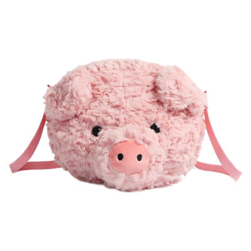 New Pink Pig Doll Bag High Value Small Fresh Girl Niche Versatile Cute Plush Bag