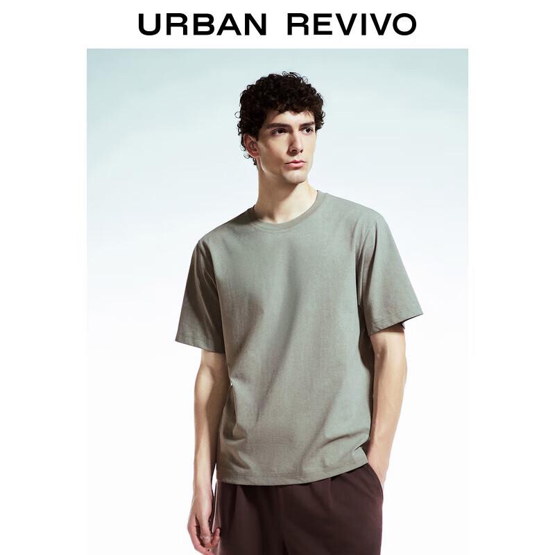 UR 2024 Autumn Men s Casual Round Neck Short Sleeve T-Shirt S