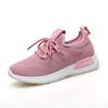 Spring and autumn new flying woven versatile lace-up casual shoes lightweight mesh breathable sneakers